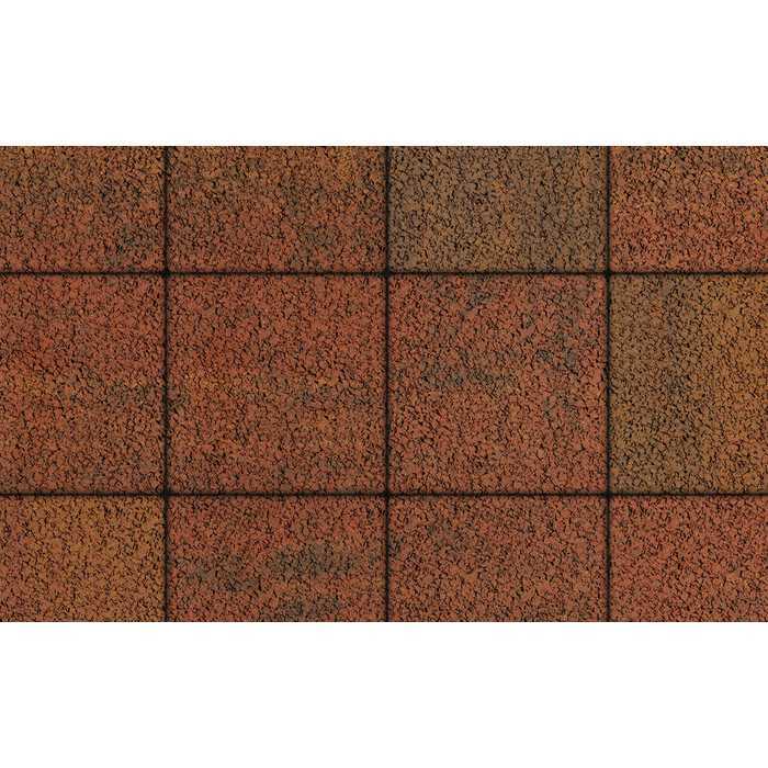 Плитка тротуарная Квадрум (Квадрат) В.1.К.10 Листопад гранит Арабская ночь