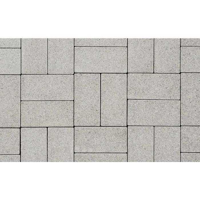 Плитка тротуарная Прямоугольник (Ла-Линия) В.2.П.10 гранит белый 200x100x100 мм